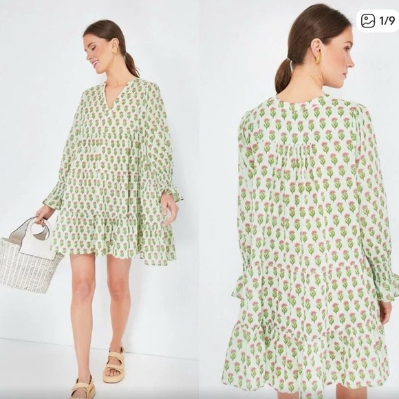 🌸 Tuckernuck the Kenzo Floral Dress - Small - Picture 2 of 7